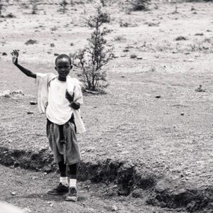 DE CAMINO AL COLEGIO(MASAI MARA,KENIA)